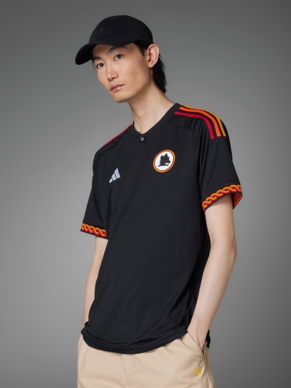 AS Roma Jersey Third Soccer
Football Shirt 2023 - 2024
Adidas Men Size 2XL